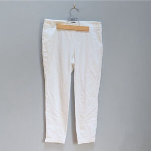 Luisa Spagnoli White Textured Pants - Size IT 46